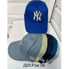 Фотография Кепка подростковая D25-0 mix р.56 "WHITE" недорого оптом от прямого поставщика