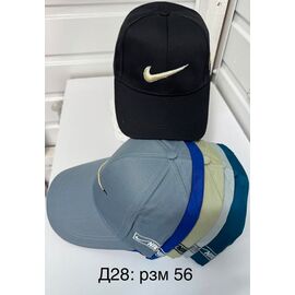 Фотография Кепка подростковая D28-0 mix р.56 "WHITE" недорого оптом от прямого поставщика