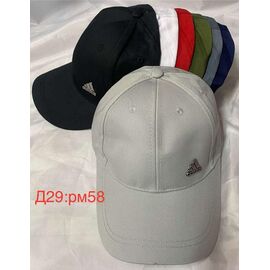 Фотография Кепка мужская D29 mix р.58 "WHITE" недорого оптом от прямого поставщика