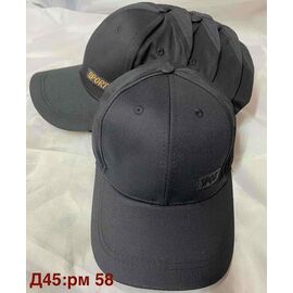 Фотография Кепка мужская D45 black р.58 "WHITE" недорого оптом от прямого поставщика
