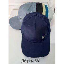 Фотография Кепка мужская D6 mix р.58 "WHITE" недорого оптом от прямого поставщика