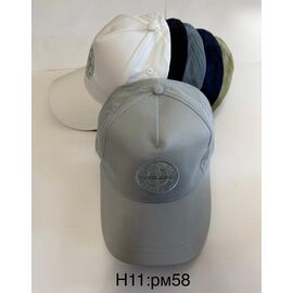 Фотография Кепка мужская H11 mix р.58 "WHITE" недорого оптом от прямого поставщика