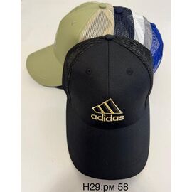 Фотография Кепка мужская H29 mix р.58 "WHITE" недорого оптом от прямого поставщика