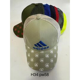 Фотография Кепка детская летняя на мальчика H34 mix р.58 "WHITE" недорого оптом от прямого поставщика