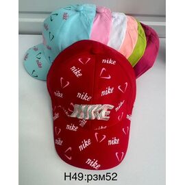 Фотография Кепка детская летняя на девочку H49 mix р.54 "WHITE" недорого оптом от прямого поставщика