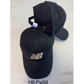 Фотография Кепка мужская H8 black р.58 "WHITE" недорого оптом от прямого поставщика