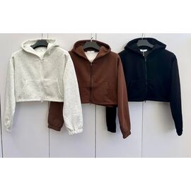 Кофта спортивна жіноча 106-1 brown р.M-XL "X-Ray" недорого оптом від прямого постачальника