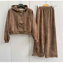 Костюм спортивний жіночий теплий 1130 brown р.M-XL "X-Ray" недорого оптом від прямого постачальника
