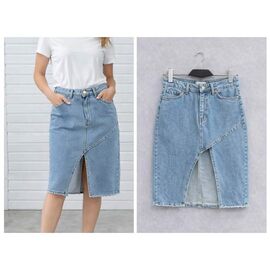 Спідниця жіноча 413 l.blue р.27-32 "X-Ray" недорого оптом від прямого постачальника