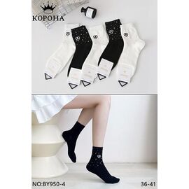 Фотография Носки женские KH950-4 mix р.36-41 "sss Annet" недорого оптом от прямого поставщика