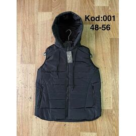 Фотография Жилетка женская 001 black р.48-56 "Ayden" недорого оптом от прямого поставщика