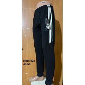 Фотография Штаны спортивные мужские 02 black р.48-58 "Ayden" недорого оптом от прямого поставщика