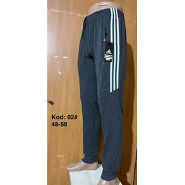 Фотография Штаны спортивные мужские 02 d.grey р.48-58 "Ayden" недорого оптом от прямого поставщика