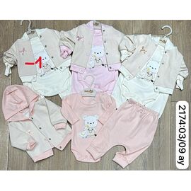 Костюм дитячий на дівчинку 2174-1 beige-white р.0.3-0.9 "BURATINO" недорого оптом від прямого постачальника