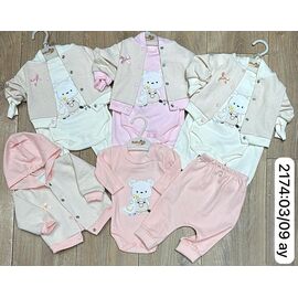 Костюм дитячий на дівчинку 2174-2 beige-pink р.0.3-0.9 "BURATINO" недорого оптом від прямого постачальника
