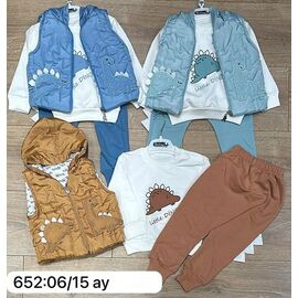 Костюм дитячий на дівчинку 652 brown р.0.6-1.3 "BURATINO" недорого оптом від прямого постачальника