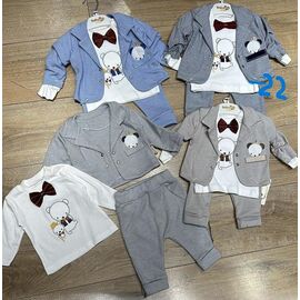 Костюм дитячий на хлопчика BB22 d.grey р.0.3-0.9 "BURATINO" недорого оптом від прямого постачальника