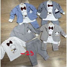 Костюм дитячий на хлопчика BB23 l.grey р.0.3-0.9 "BURATINO" недорого оптом від прямого постачальника