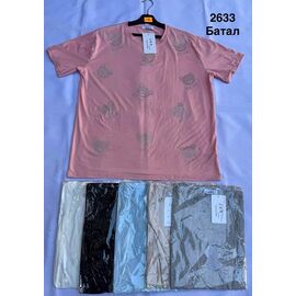 Фотография Футболка женская 2633 mix р.50-58 "WELL" недорого оптом от прямого поставщика