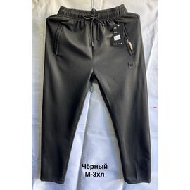 Фотография Штаны спортивные мужские 2809 black р.M-3XL "WELL" недорого оптом от прямого поставщика
