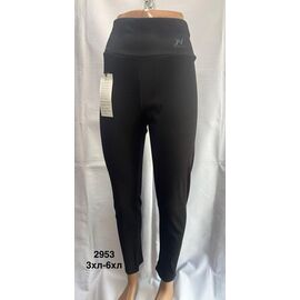 Лосини жіночі 2953 black р.3XL-6XL "WELL" недорого оптом від прямого постачальника