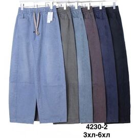 Фотография Джинсы женские 4230-2 mix р.44-52 "WELL" недорого оптом от прямого поставщика