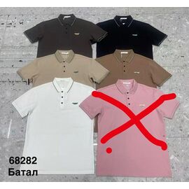 Фотография Футболка мужская 68282 beige р.4XL-7XL "WELL" недорого оптом от прямого поставщика