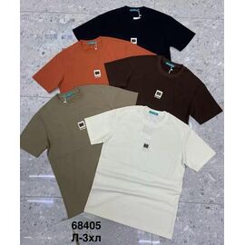 Фотография Футболка мужская 68405 orange р.L-3XL "WELL" недорого оптом от прямого поставщика