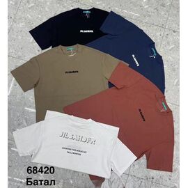 Фотография Футболка мужская 68420 navy р.4XL-7XL "WELL" недорого оптом от прямого поставщика