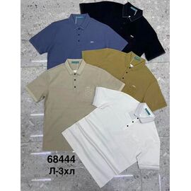 Фотография Футболка мужская 68444 beige р.L-3XL "WELL" недорого оптом от прямого поставщика