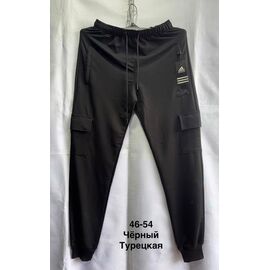 Фотография Штаны спортивные мужские MH512 black р.46-54 "WELL" недорого оптом от прямого поставщика