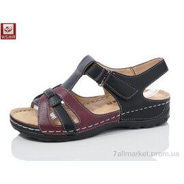 Босоніжки жіночі літні Літо 8883-1 (8 пар р.37-42) "WSMR" недорого оптом від прямого постачальника