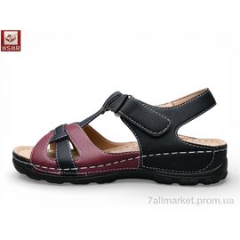 Босоніжки жіночі літні Літо 8883-13 (8 пар р.37-42) "WSMR" недорого оптом від прямого постачальника