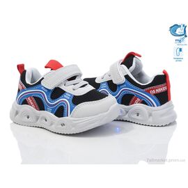 Кросівки дитячі модні Весна/осінь 50973K LED (10 пар р.22-28) "Ok Shoes" недорого оптом від прямого постачальника