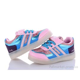 Кросівки дитячі модні Весна/осінь 2508-01 не світяться 2025 (8 пар р.26-30) "DeMur" недорого оптом від прямого постачальника