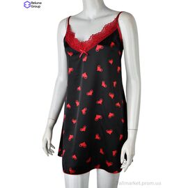 Фотография Ночная рубашка Лето 70283 black (5 шт. р.сетка M-3XL) "Reluna Group" недорого оптом от прямого поставщика
