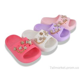 Шльопанці дитячі літні Літо NVO2063 mix (12 пар р.30-35) "Soylu" недорого оптом від прямого постачальника