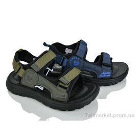 Фотография Сандалии детские летние Лето D1053-2-8 mix (12 пар р.37-42) "Lilin" недорого оптом от прямого поставщика