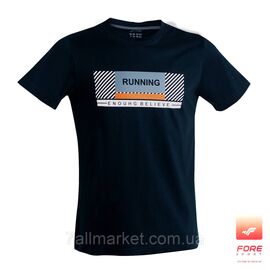 Футболка чоловіча молодіжна з написом р-ри M-3XL (3кв) "REMAIN" недорого гуртом від прямого постачальника