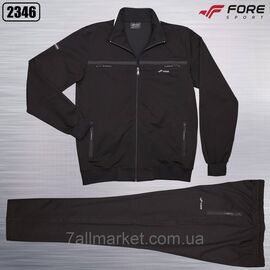 Спортивний чоловічий костюм на блискавці FORE розміри XL-3XL (5 кв) "REMAIN" купити недорого від прямого постачальника