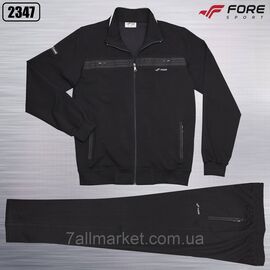 Спортивний чоловічий костюм на блискавці FORE розміри XL-3XL (5 кв) "REMAIN" купити недорого від прямого постачальника