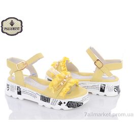 Фотография Босоножки детские летние Лето 20650-3 (8 пар р.30-37) "PALIAMENT" недорого оптом от прямого поставщика