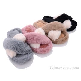 Фотография Тапки женские для дома Весна/осень WP8132 mix (12 пар р.36-39) "Deshman" недорого оптом от прямого поставщика