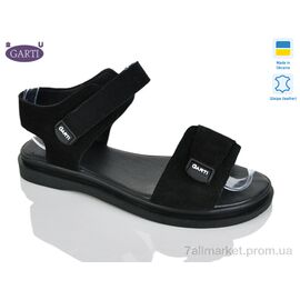 Босоніжки жіночі літні Літо 36 чорний замш (6 пар р.36-40) "Garti" недорого оптом від прямого постачальника