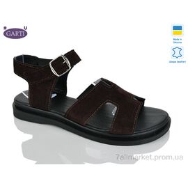 Босоніжки жіночі літні Літо 0194 коричневий замш (6 пар р.36-40) "Garti" недорого оптом від прямого постачальника