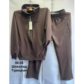 Фотография Костюм спортивный женский тёплый MH614 brown р.48-56 "WELL" недорого оптом от прямого поставщика