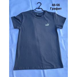 Фотография Футболка мужская MH639 grey р.48-56 "WELL" недорого оптом от прямого поставщика