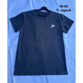 Фотография Футболка мужская MH642 d.grey р.48-56 "WELL" недорого оптом от прямого поставщика