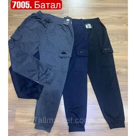 Спортивні штани чоловічі, на манжеті/батал розміри 3XL-7XL (3 цв)"STELLA" недорого від прямого постачальника