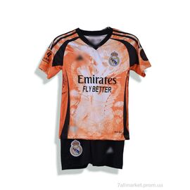 Фотография Спортивный костюм детский Лето 576 MBAPPE помаранчевий (10 шт. р.сетка 104-176) "Presto" недорого оптом от прямого поставщика